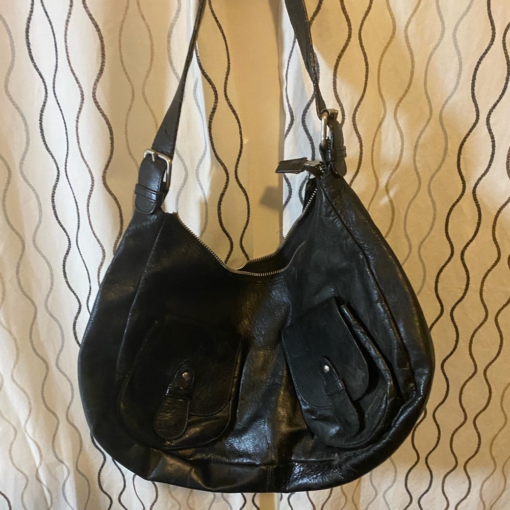 Canetti Collezioni black leather